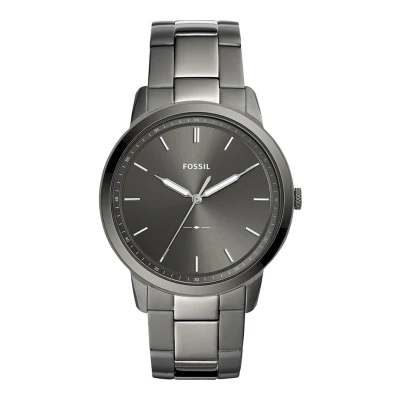 Afbeelding van Fossil FS5459 The Minimalist horloge herenhorloge GrijsWitZilverkleur