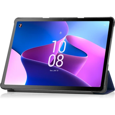 Afbeelding van Just In Case Smart Tri Fold Lenovo Tab M10 (3e generatie) Book Blauw
