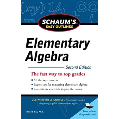 Afbeelding van Schaum&#039;s Easy Outline of Elementary Algebra, Second Edition
