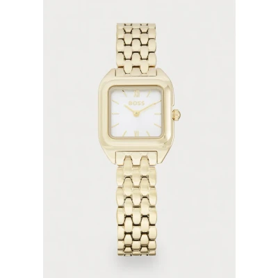 Afbeelding van BOSS MAE Petite Horloge goldcoloured/white, Dames, Maat: One Size, Gold coloured/white