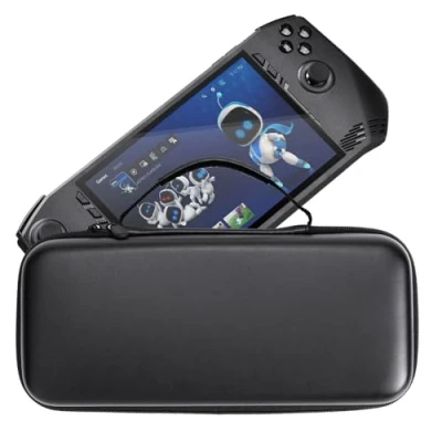 Afbeelding van QINOUK Hoesje voor MSI Claw, [Antikras] Hard Beschermend Opbergtas, Handheld Case Claw Zwart