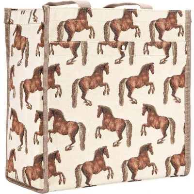 Afbeelding van Signare Gobelin Cityshopper Schoudertas Whistlejacket Paarden George Stubbs Paard