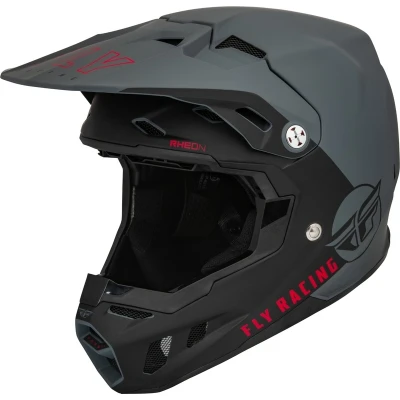 Afbeelding van Fly Racing 2024 Formula CC Centrum Crosshelm Mat Grijs / Zwart maat L