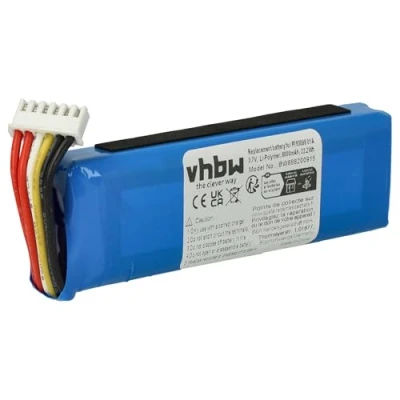 Afbeelding van vhbw Accu compatibel met JBL Link 20 luidsprekerboxen speaker (6000mAh, 3,7V, Li Polymeer)