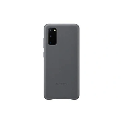 Afbeelding van Galaxy S20 (5G) Leren Hoesje EF VG980 Grijs Samsung Smartphone Hoesjes Geen Verzendkosten &amp; Morgen In Huis