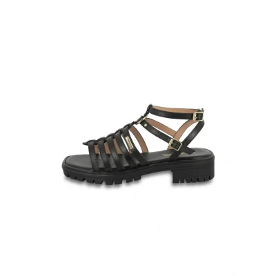 Afbeelding van Les Tropeziennes par M Belarbi Huranus Sandalen met plateauzool, Dames, Maat: 37, Black Schoenen
