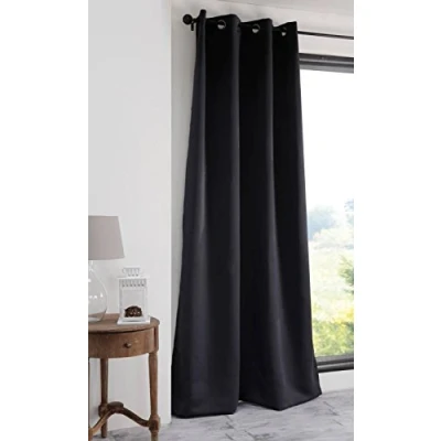 Afbeelding van Rideau verduisteringsgordijn 135 x 250 cm. , 100% polyester kleur: zwart
