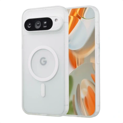 Afbeelding van Google Pixel 9 Pro XL MagSafe Hoesje Kunststof imoshion Hardcase/Backcover Wit Telefoonhoesje