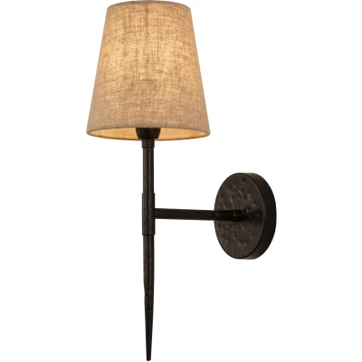 Afbeelding van Searchlight Wandlamp Gothic zwart 30690 1BK