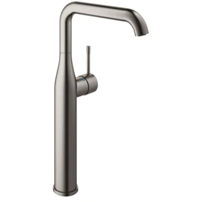 Afbeelding van Grohe Essence New XL Size wastafelkraan z/waste hard Graphite Geborsteld