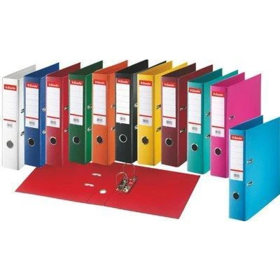 Afbeelding van Esselte Ordner Standaard PP A4 50mm Assorti 10 stuks Voor Thuiswerken Ideaal Thuiskantoor