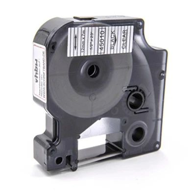 Afbeelding van vhbw Cassette patronen tape 12mm transparant voor Dymo Rhino 4200, 5000, 5200, 6000 als D1, 45010.