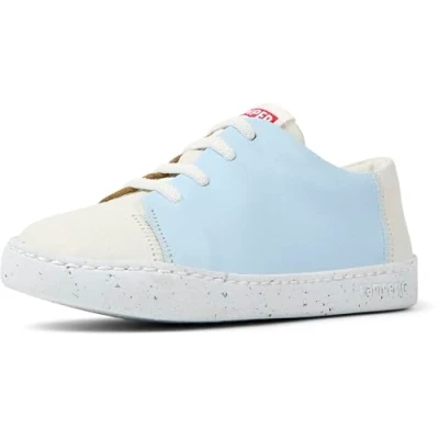Afbeelding van Camper PEU Touring Sneakers laag voor kinderen, Maat: 30, Weiß/braun Leer