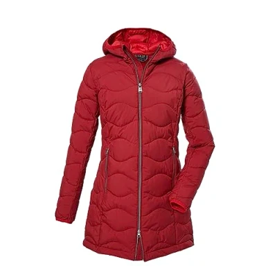 Afbeelding van G.I.G.A. DX Dames Gewatteerde parka met capuchon/functionele in donslook GW 20 WMN QLTD PRK, deep red, 46, 39844 000