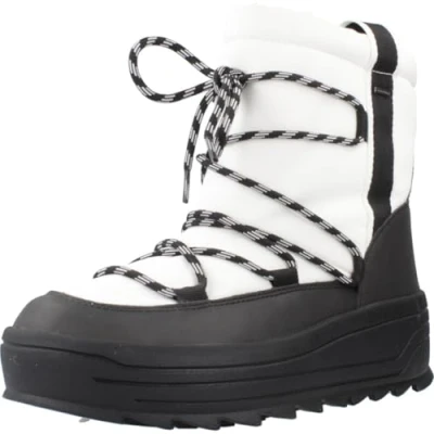 Afbeelding van Geox Dames D Milleiny B ABX A enkellaars, wit zwart, 37 EU