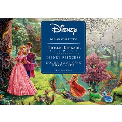 Afbeelding van Disney Dreams Collection Thomas Kinkade Studios Princess Color Your Own P