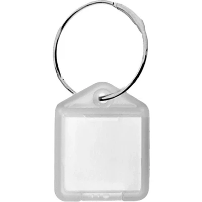 Afbeelding van CombiCraft Mini XS openklapbare sleutellabels 38x22mm transparant 100 stuks