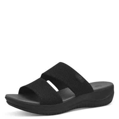 Afbeelding van Coshy: Vacation for your feet A hallux optimized extra width waterproof vegan mule, black (black), 38 EU