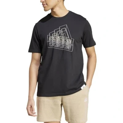 Afbeelding van adidas Heren TECH BOS GRAPHIC TEE, BLACK, L