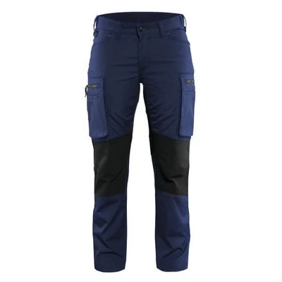 Afbeelding van Blaklader 7159 Dames Werkbroek Stretch Marineblauw/Zwart