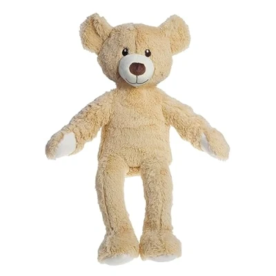 Afbeelding van Heless 55005 Knuffel Teddy in Beige, ca. 42 cm hoog om aan en uit te kleden, van houden als speelkameraadje