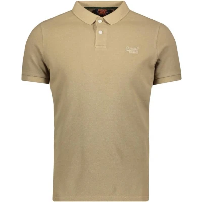 Afbeelding van Superdry Poloshirt, Heren, Maat: XXL, Canyon sand brown