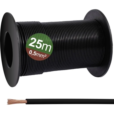 Afbeelding van Quadrios 23CW025 Enkele ader 0.5 mm² 25 m