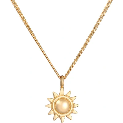 Afbeelding van Elli Basic SUN Ketting goldcoloured, Dames, Maat: 42, Gold coloured