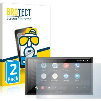 Afbeelding van BROTECT Screenprotector voor Pioneer SPH EVO64DAB Folie Beschermfolie matte (2 Stuks)