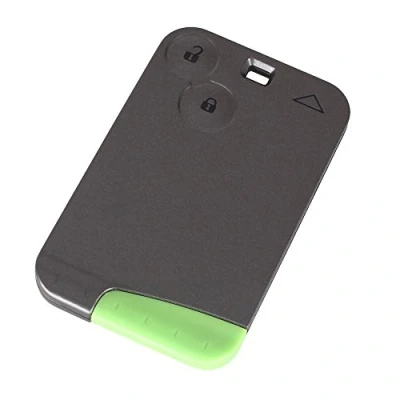 Afbeelding van PHONILLICO Autosleutel vervanging afstandsbediening sleutel voor autokaart Cle Renault Espace Laguna Velsatys sleutelhanger flip smartcard met 2 toetsen lemmet