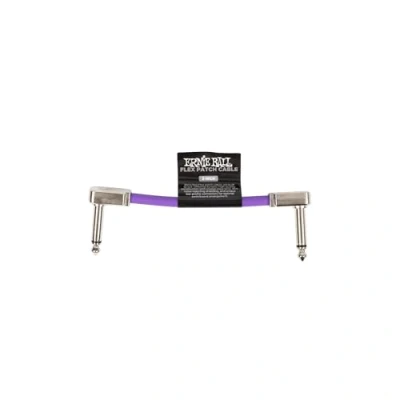 Afbeelding van Ernie Ball Flex Patchkabel 3&quot; Paars Enkel