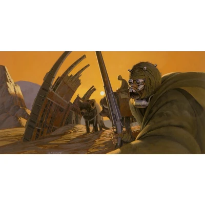 Afbeelding van Komar Vliesbehang Star Wars Classic RMQ Tusken 500x250 cm (breedte x hoogte) (set)