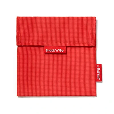 Afbeelding van Roll&#039;eat Broodzak Snack and Go Active Herbruikbaar Rood 18x18cm