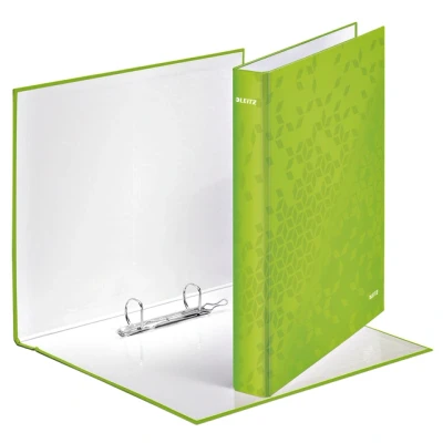 Afbeelding van Ringband Leitz WOW A4 2 rings D mech 25mm karton groen