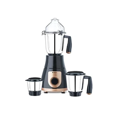 Afbeelding van Bajaj GX 3701 750Watt Blender met Nutri Pro Functie, 3 Roestvrijstalen Potten, Zwart
