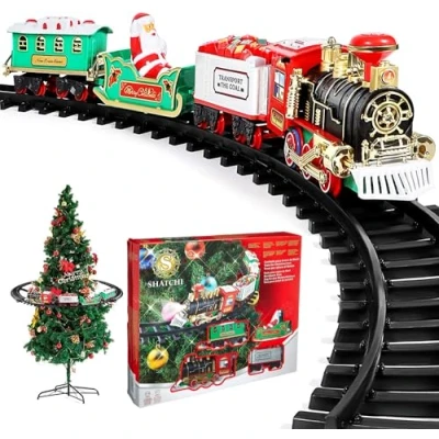Afbeelding van Shatchi Kersttrekset, Verlichting En Geluiden, Multi
