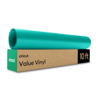 Afbeelding van Cricut Value Vinyl Mat, Blauwgroen 12&quot; x 10ft (1)