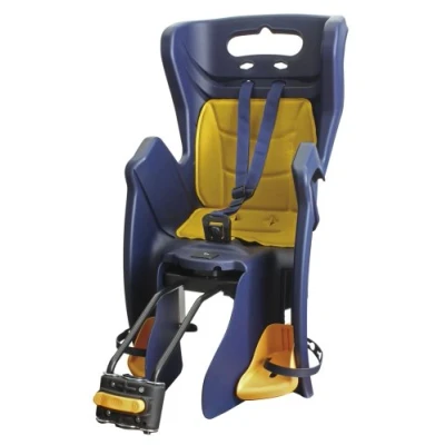 Afbeelding van Bellelli Fietszitje Achter Little Duck Relax Kantelbaar Donkerblauw/geel