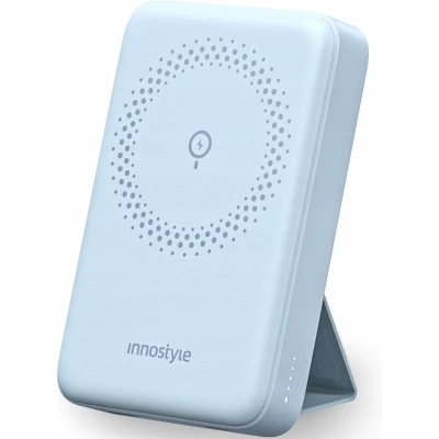 Afbeelding van Innostyle® Powermag 2in1 Powerbank Voor Magsafe 10000mAh Blauw