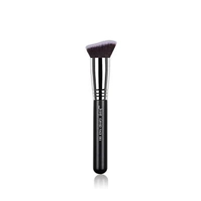 Afbeelding van Jessup Professional Single Face Foundation Rouge Make up Borstel Cosmetica Kunsthaar 1 stuk zwart/zilver B083 083