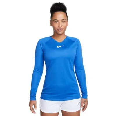Afbeelding van Nike Dames Top Met Lange Mouwen W Nk Df Park 1Stlyr Jsy Ls, Koningsblauw/Wit, AV2610 463, S