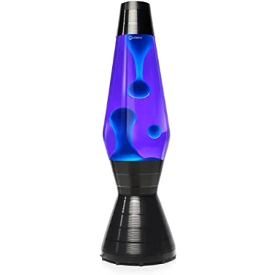 Afbeelding van Mathmos Astro Vinyl Lavalamp Violet/Turkoois