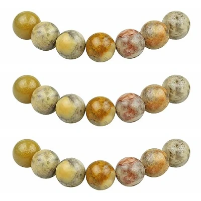 Afbeelding van MJDCB 8mm 43 stuks Stenen Kralen Gekke Agaat Ronde Losse Natuurlijke Halfedelsteen Voor het Maken van Sieraden Armbanden Kettingen