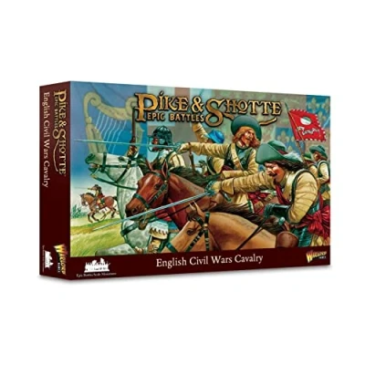 Afbeelding van Warlord Games Engelse burgeroorlogen cavalerie plastic miniaturen voor snoek en shotte epische gevechten Zeer gedetailleerde tafel top Wargaming