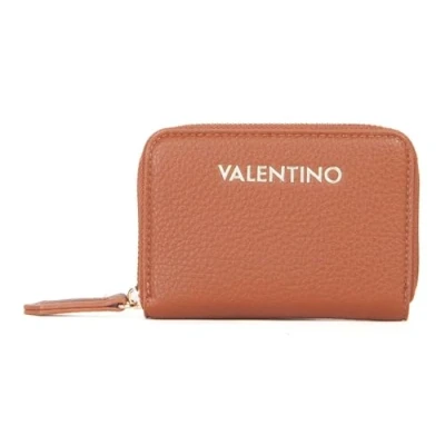 Afbeelding van VALENTINO Portemonnee Post Re Zip Around Wallet Cuoio / Moro Bruine