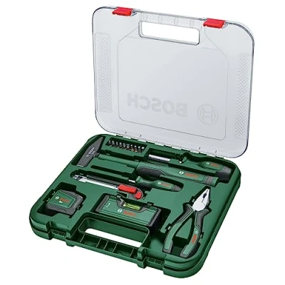 Afbeelding van Bosch Universal handgereedschapsset 17 delig (veelzijdige reparatiegereedschapsset voor doe het zelfklussen in huis)