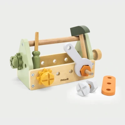 Afbeelding van VIGA PolarB Gereedschapskist Houten Set