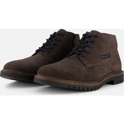 Afbeelding van Bugatti Caj Veterschoenen grijs Suede Heren Maat 46