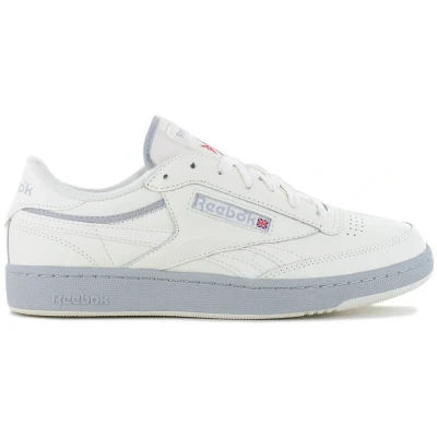 Afbeelding van Reebok Club C Revenge Vintage Leather Heren Sneakers Schoenen Leer Creme Wit 100074484 Maat EU 44.5 UK 10