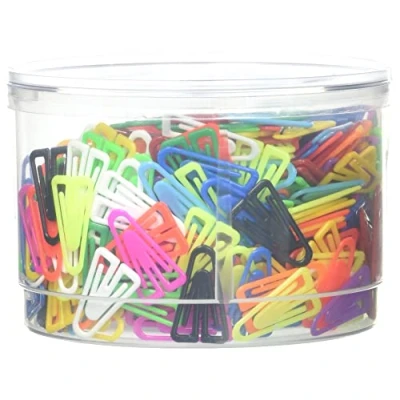 Afbeelding van Laurel Plastic clips 25 mm antimagnetisch 500 stuks op kleur gesorteerd